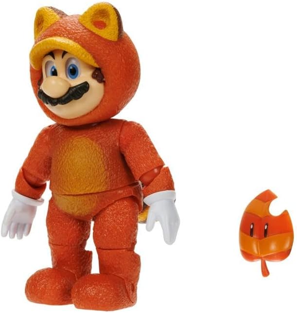 Tanooki Mario Action Figure with Leaf Accessory