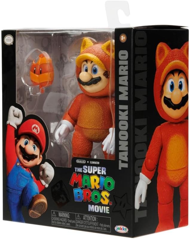 Tanooki Mario Action Figure with Leaf Accessory